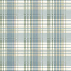 Mulberry Wallpaper Ancient Tartan Aqua