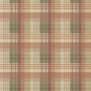 Mulberry Wallpaper Ancient Tartan Lovat/Red
