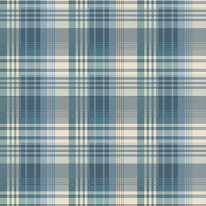 Mulberry Wallpaper Ancient Tartan Teal