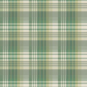 Mulberry Wallpaper Ancient Tartan Emerald