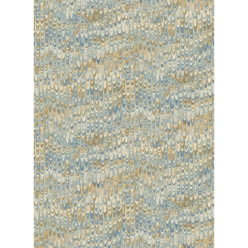 Mulberry Wallcovering Blue/Sand