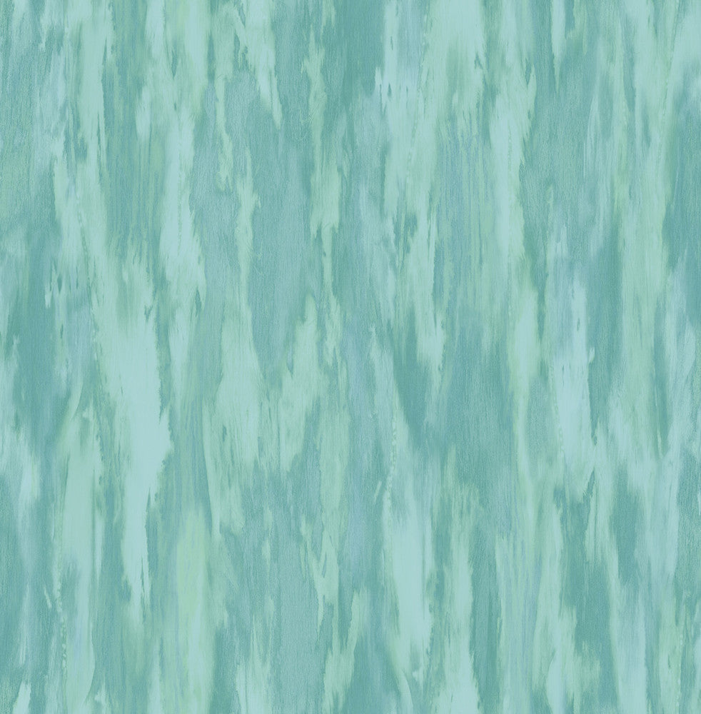 Stria Metallic Turquoise and Aqua FI71704 by Seabrook Designs Designer Wallpaper