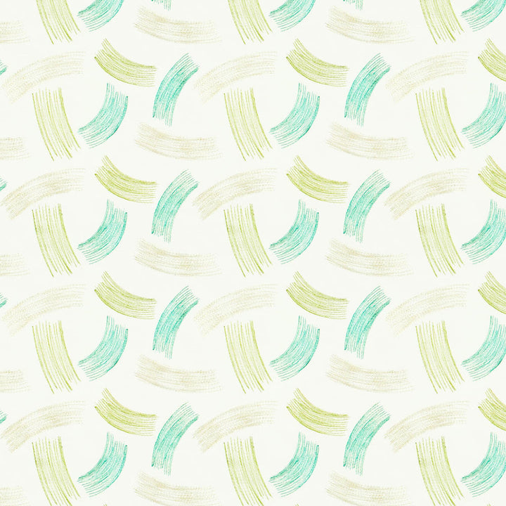 Fiddlesticks 4 Turquoise by Stout Designer Fabric RAINBOW LIBRARY MINERAL/SEAMIST 100%COT %BEMB INDIA </p><p>Repeat: 15.625 51.12 in - Swanky Fabrics -