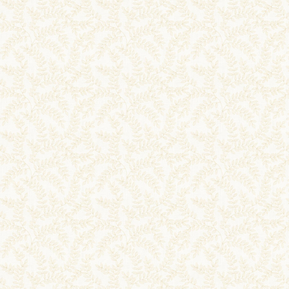 Fidelity 3 Vanilla by Stout Designer Fabric COLOR MY WINDOW CHALK/TAUPE 46%COT 54%POL %BEMB INDIA Horizontal: 9 and Vertical: 6.25 51.5 in - Swanky Fabrics -
