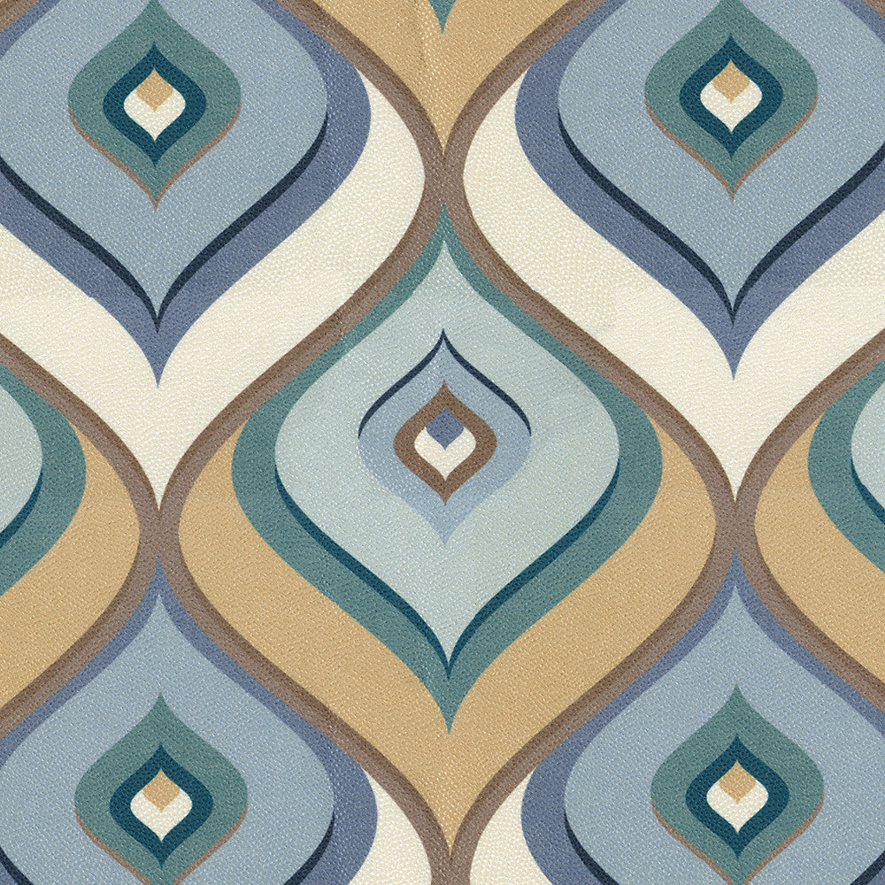 Firenze 306 Caspian by ABBEYSHEA Designer Fabric 100% Polyester CN 15,000 Double Rubs (Wyzenbeek) </p><p>Repeat: Horizontal: 13.5 in. (34.29 cm) up the roll and Vertical: 16.3 in. (41.6 cm) across the roll 56 in. (142 cm) - Swanky Fabrics -