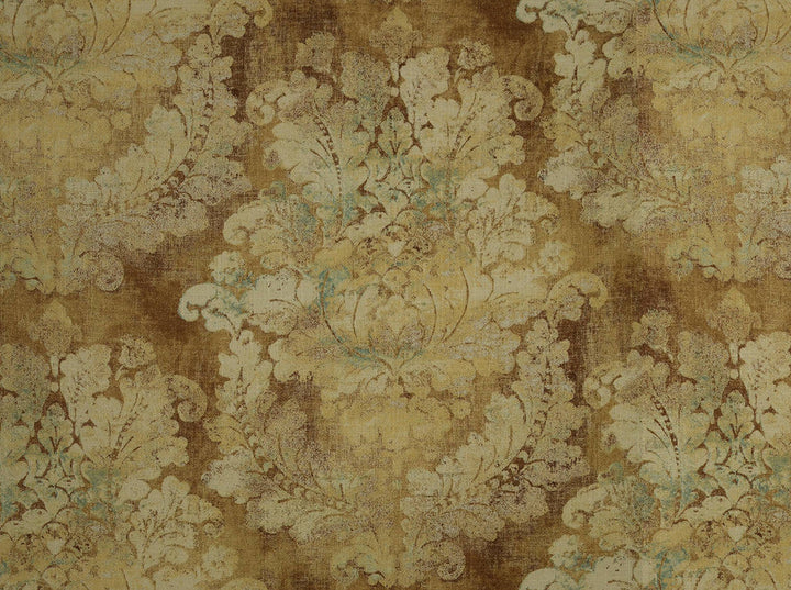 Firenza Bronze 681 by Covington Designer Fabric our website for purchase 55% Linen/45% Viscose Korea 12000 Horizontal: 13.5" and Vertical: 24" 55" - Swanky Fabrics -
