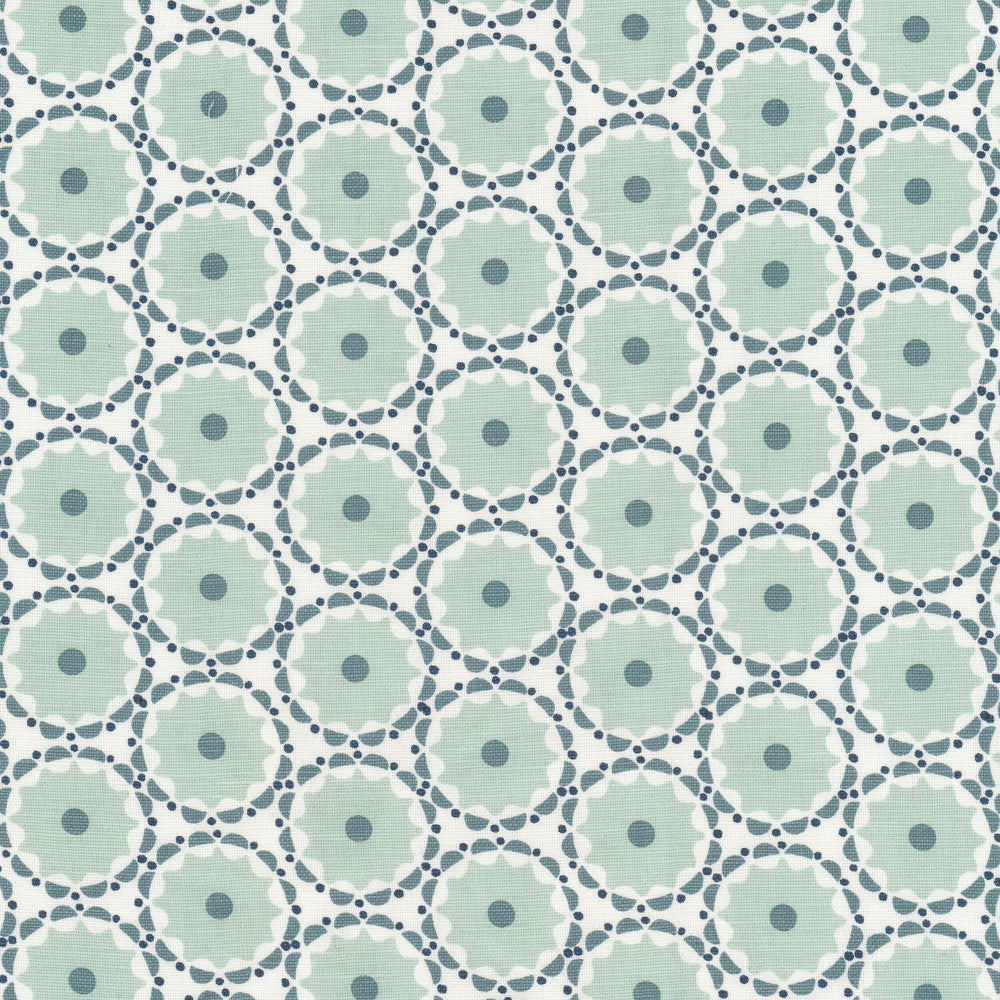 Fleecy 1 Vapor by Stout Designer Fabric RAINBOW LIBRARY VAPOR/SEAGLASS 58%LIN 42%COT INDIA Horizontal: 3.375 and Vertical: 1.875 54 in - Swanky Fabrics -