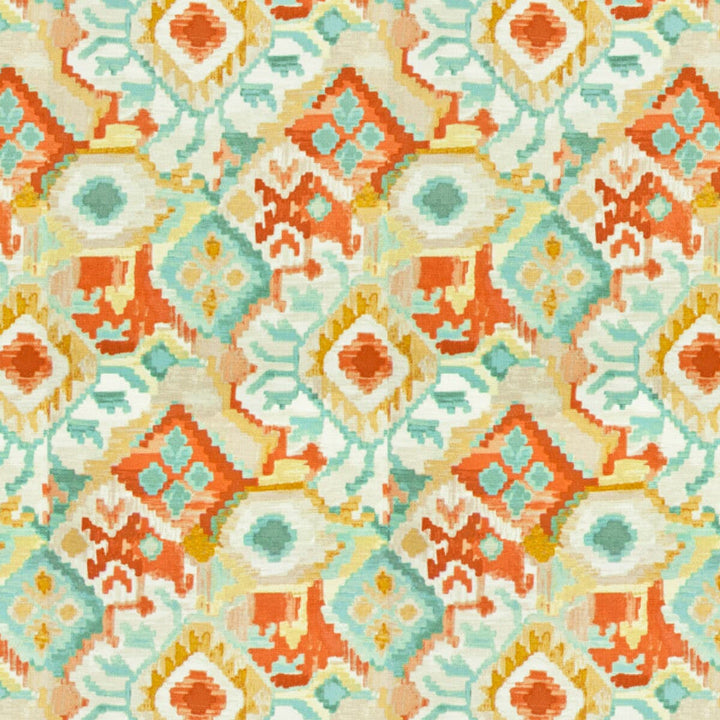 Flourish 2 Pumpkin by Stout Designer Fabric Rainbow Library Tangerine/Clove 100% Cotton PAKISTAN FLAME RETARDANT-U.F.A.C. CLASS 1 (OR A) FLAME RETARDANT-N.F.P.A. 260A CLASS 1 CATB 117-2013 Horizontal: 13.5 and Vertical: 26.5 54 in - Swanky Fabrics -