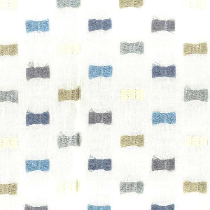 Flutter 3 Blue by Stout Designer Fabric RAINBOW LIBRARY HORIZON/LAKE 100%COT %BEMB INDIA </p><p>Repeat: 6.375 50.25 in - Swanky Fabrics -