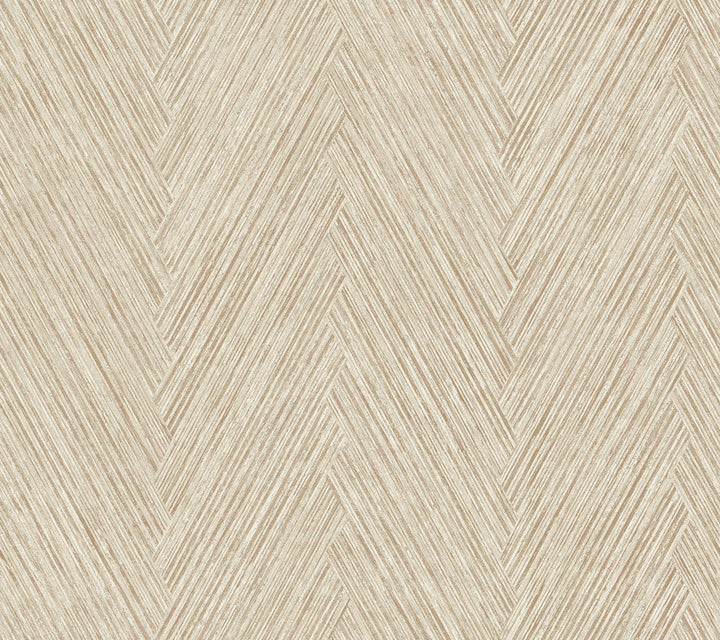 Thatched Chevron Terracotta Wallpaper by York Wallcoverings Designer Formations Covers about 60.8 square feet 27-in by 27-ft long roll Unpasted 24 - Swanky Fabrics -