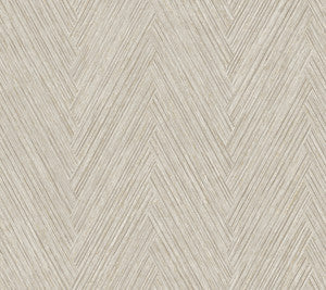York Wallcoverings Wallpaper Thatched Chevron Linen