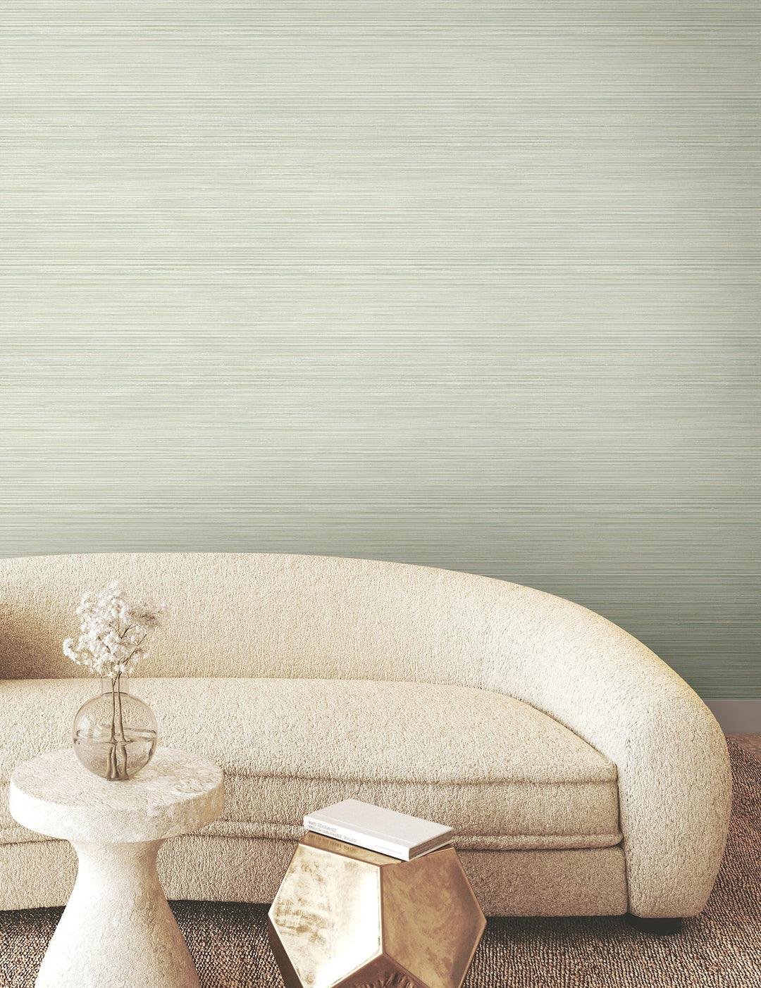 Alignment Grass Wallpaper by York Wallcoverings Designer