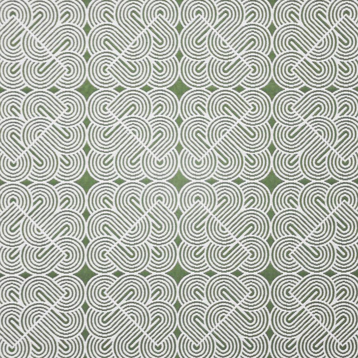 Figure Eight # 430 Kelp by Maxwell Designer Fabric Home & Garden-Act V 100% BELLA-DURA POLYOLEFIN USA V-13.5"H-13.6" 54" - Swanky Fabrics -