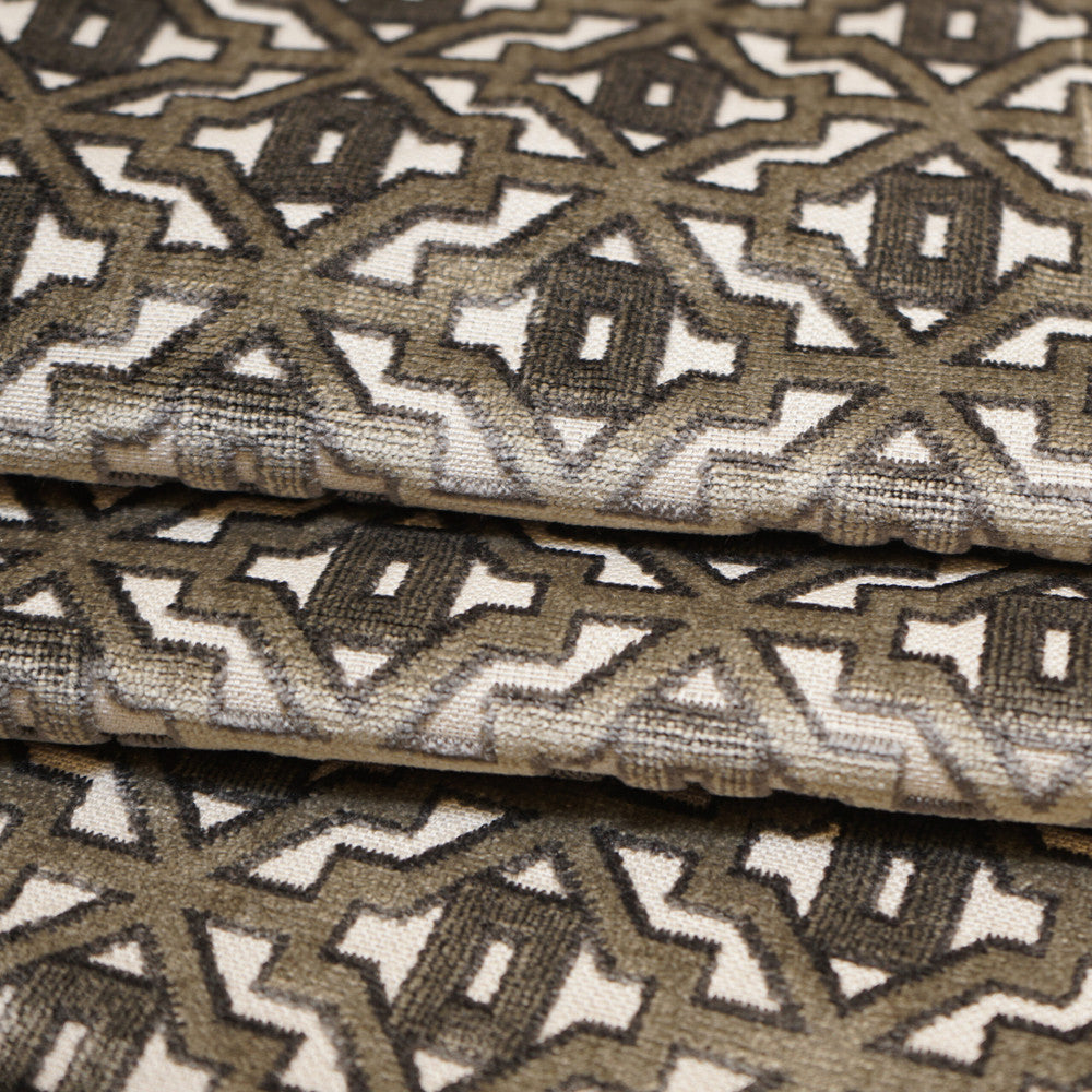 FOXTROT 96SJ101 by JF Designer Fabric JF Studio 70% Viscose, 30% Polyester Belgium  Horizontal: 3.375 and Vertical: 2.25 54  - Swanky Fabrics -