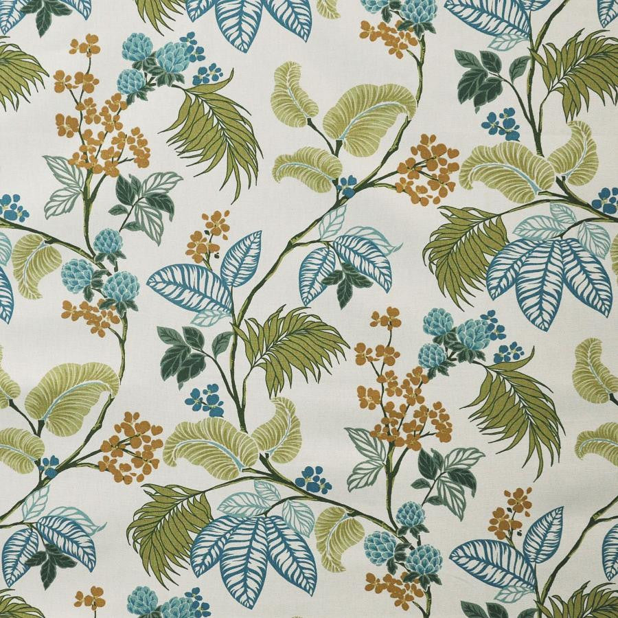 Franz # 309 Greenhouse by Maxwell Designer Fabric Color Theory-Vol.Vii Jungle Room 100% COTTON TURKEY V-25" H-27.5" 54" - Swanky Fabrics -