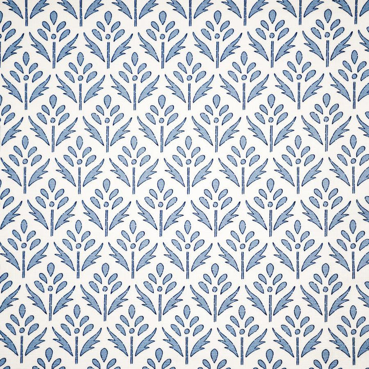 Floraison # 132 Bluebonnet by Maxwell Designer Fabric Color Theory-Vol. Ix Pacific 100% COTTON SPAIN V-3.5" H-2.3" 55" - Swanky Fabrics -