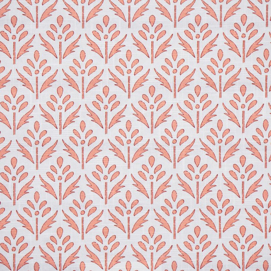 Floraison # 736 Tulip by Maxwell Designer Fabric Color Theory-Vol.Viii Bittersweet 100% COTTON SPAIN V-3.5" H-2.3" 55" - Swanky Fabrics -