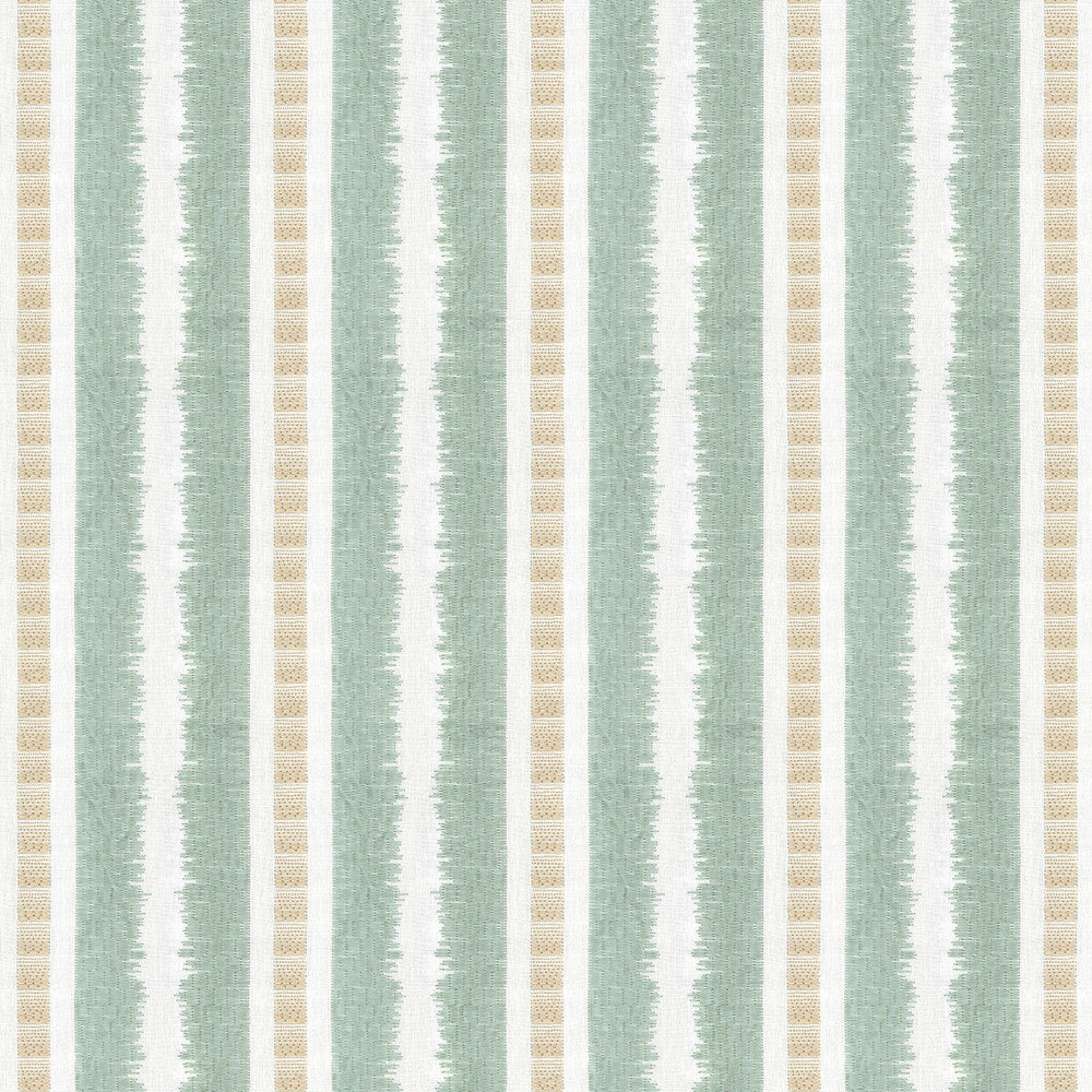 Franklin 2 Mineral by Stout Designer Fabric RAINBOW LIBRARY SPRAY/SHORELINE 60%LIN 40%COT %BEMB INDIA </p><p>Repeat: 15.75 51 in - Swanky Fabrics -