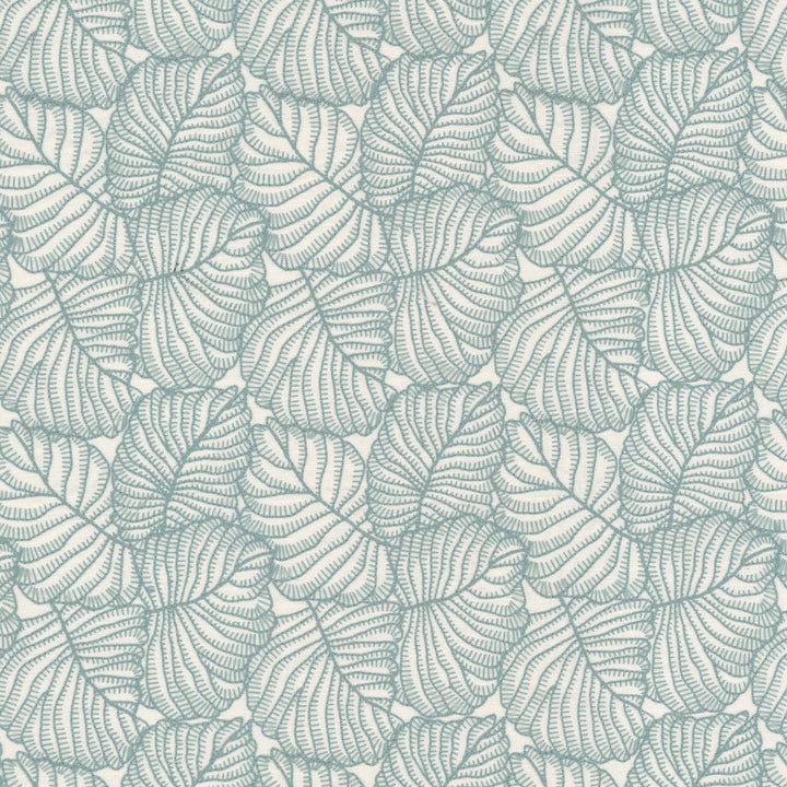 Frisco 1 Aqua by Stout Designer Fabric RAINBOW LIBRARY VAPOR/SEAGLASS 100%COT %PEMB INDIA Horizontal: 5.750 and Vertical: 7.500 52 in - Swanky Fabrics -