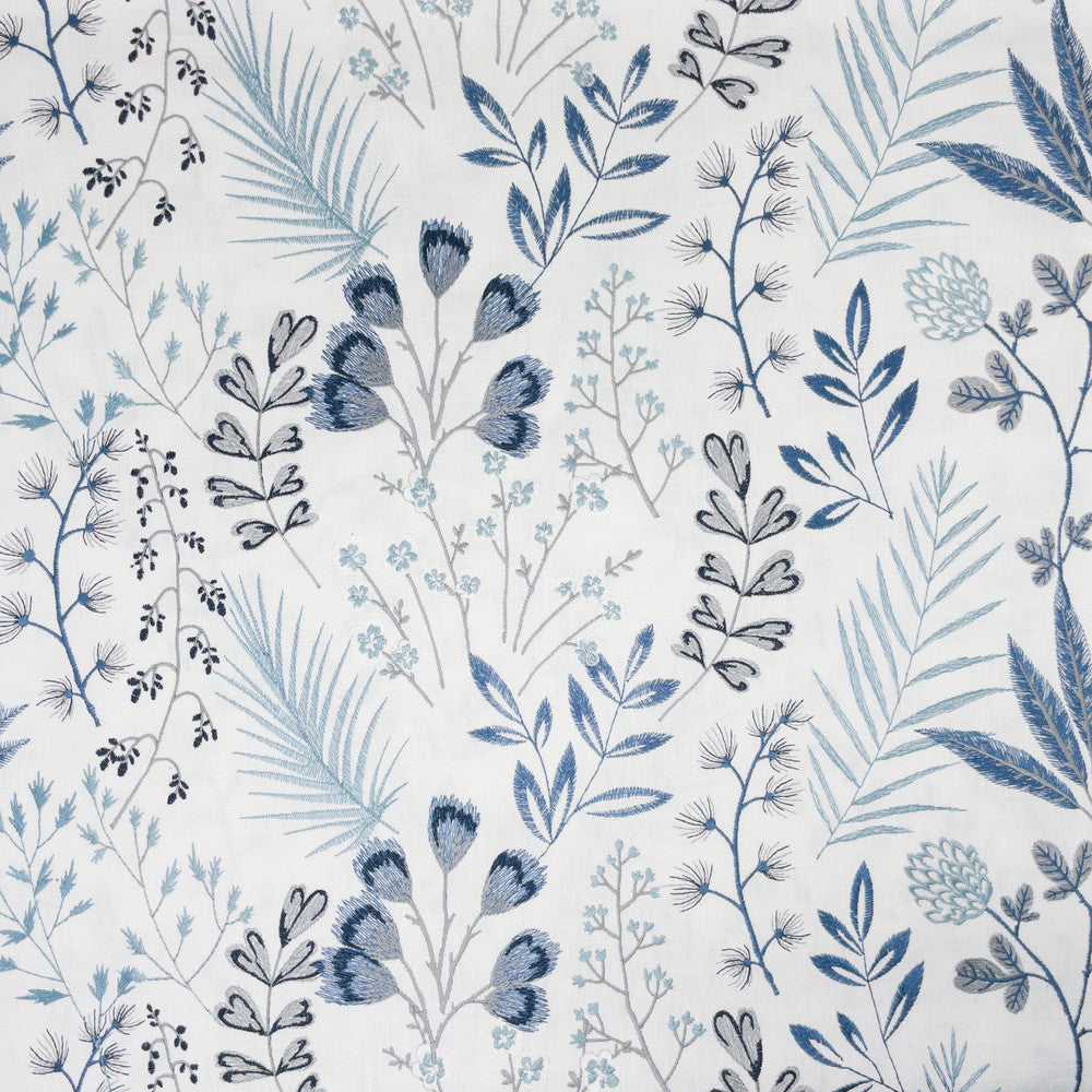 Frolic 1 Slate by Stout Designer Fabric RAINBOW LIBRARY BREEZE/AEGEAN 58%COT 42%POL %REMB INDIA CATB 117-2013 WYZENBEEK 15 000 DOUBLE RUB WEAR TEST (HEAVY DUTY) Horizontal: 26.000 and Vertical: 12.750 51 in - Swanky Fabrics -