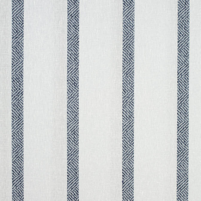 Cobble Hill Stripe Navy FWW7127 by Thibaut Fabric Thibaut Fabric Cobble Hill Stripe Navy FWW7127Fabric Atmosphere 64% Linen, 36% Polyester TURKEY </p><p>Repeat: V: - 117 - Fabric Carolina -