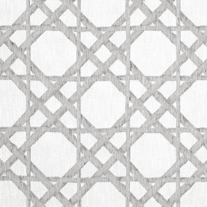 Cyrus Cane Embroidery Smoke FWW7135 by Thibaut Fabric Thibaut Fabric Cyrus Cane Embroidery Smoke FWW7135Fabric Atmosphere 75% Polyester, 25% Linen TURKEY </p><p>Repeat: V: 13 123 - Fabric Carolina -
