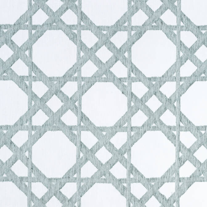 Cyrus Cane Embroidery Emerald FWW7136 by Thibaut Fabric Thibaut Fabric Cyrus Cane Embroidery Emerald FWW7136Fabric Atmosphere 75% Polyester, 25% Linen TURKEY </p><p>Repeat: V: 13 123 - Fabric Carolina -