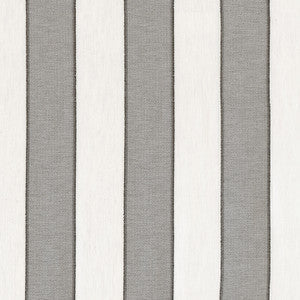 Thibaut Fabric Intaglio Stripe Charcoal FWW81746