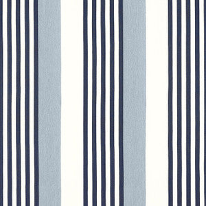 Thibaut Fabric Riviera Stripe Oxford Blue and Navy FWW81768