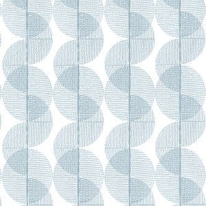 Thibaut Fabric Cyclone Embroidery Ocean FWW8256