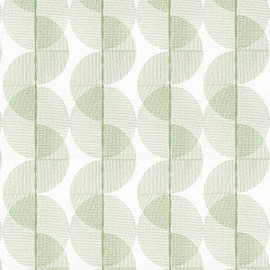Thibaut Fabric Cyclone Embroidery Aloe FWW8257