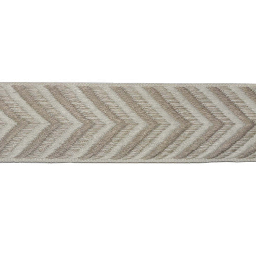 Flounder - Ice by Europatex Designer Fabric Sirenia 50% Viscose / 50% Cotton China See Sample Horizontal: N/A and Vertical: N/A 2.50 inches  - Swanky Fabrics -