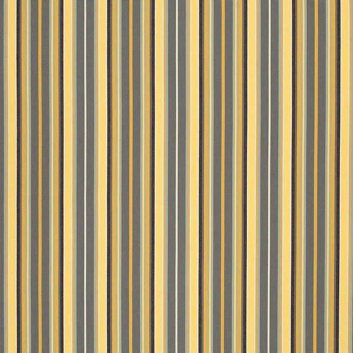 56051 Foster Metallic by Sunbrella Designer Fabric Cushion Furniture Drapery Fabrics > Sunbrella Stripes 100% Acrylic USA or Imported 6.75 in 54" - Swanky Fabrics -