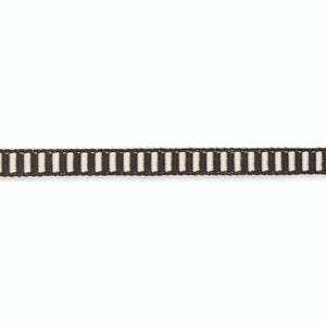 Schumacher Trim Claudine Silk Gimp 1/2" Obsidian/Pewter G500-13