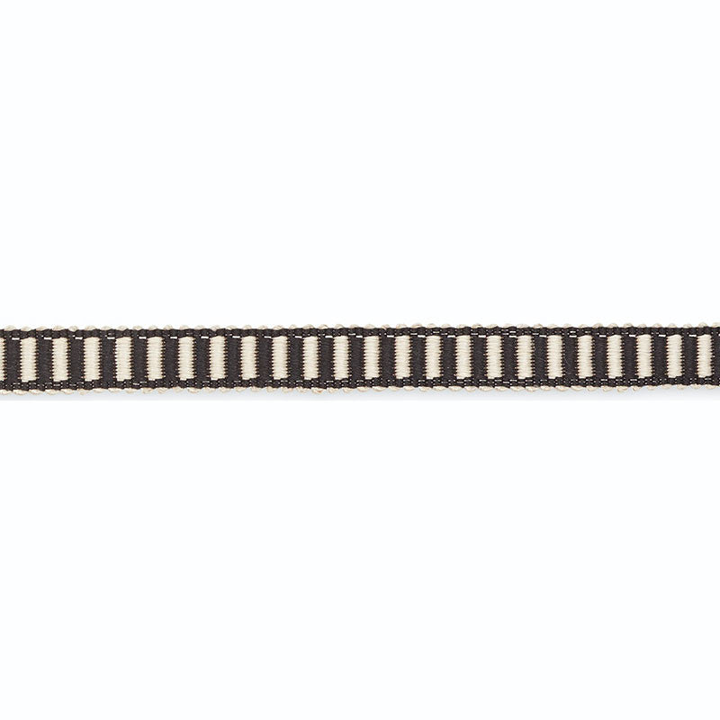 Claudine Silk Gimp 1/2" Obsidian/Pewter G500-13 by Schumacher Designer Trim SCHUMACHER TRIM PROGRAM SILK 100% UNITED STATES OF AMERICA </p><p>Repeat: Horizontal: and Vertical: 0.5 - Swanky Fabrics -