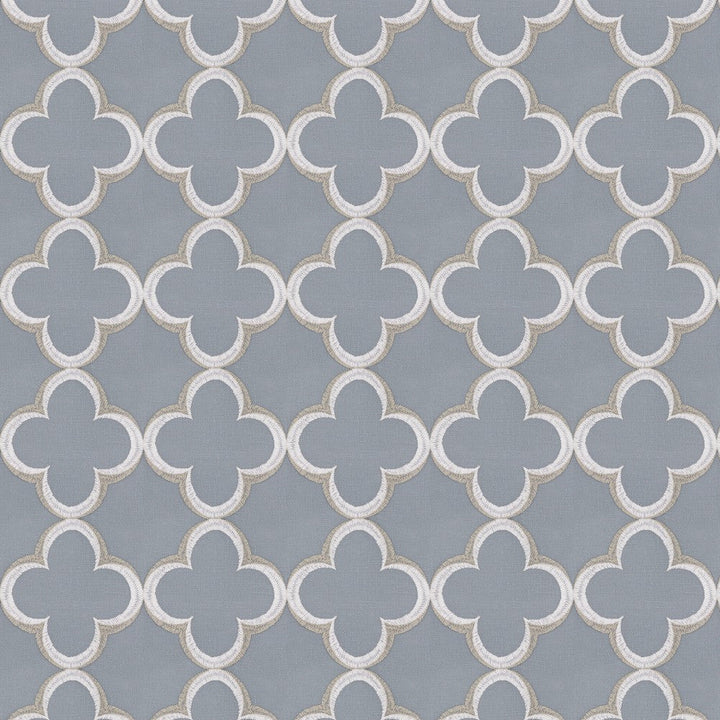 Gable 1 Slate by Stout Designer Fabric COLOR MY WINDOW BLUE/NAVY 70%COT 30%POL %PEMB INDIA Horizontal: 4.750 and Vertical: 4.750 52 in - Swanky Fabrics -