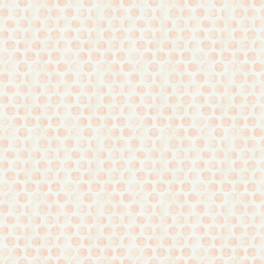 Garfield 1 Peony by Stout Designer Fabric COMFORTABLE LIVING BLUSH/GINGER 100%COT CHINA Horizontal: 13.500 and Vertical: 13.500 54 in - Swanky Fabrics -