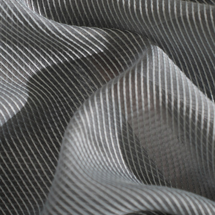 Celestial Garibaldi Mirage Gray by Europatex Designer Fabric Celestial 100% Polyester 0.125" V 125.00 inches - Swanky Fabrics -