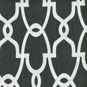 Garrison Grey Cc1 by Norbar Designer Fabric 100 LINEN (LAUNDERED) USA 12 1/2"V 10 3/4"H 54 - Swanky Fabrics -