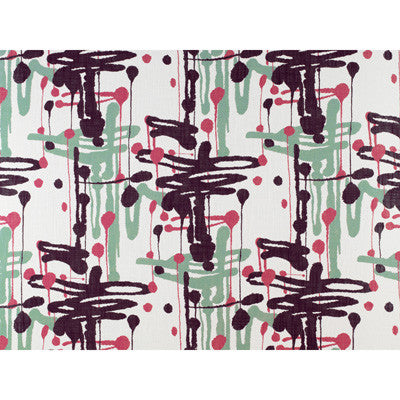 Pensacola Verde/Rosa by Gaston Y Daniela Designer Fabric GASTON UPTOWN VISCOSE - 67%;LINEN - 33% Spain - Horizontal: 26.75 and Vertical: 30 55 - Swanky Fabrics -