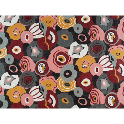 Flamingo Rosa/Verde by Gaston Y Daniela Designer Fabric GASTON UPTOWN VISCOSE - 67%;LINEN - 33% Spain - Horizontal: 55 and Vertical: 24 55 - Swanky Fabrics -