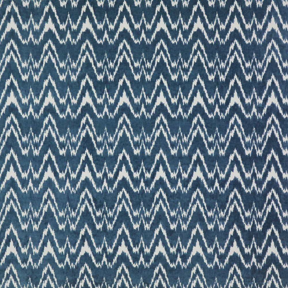 Janano Azul by Gaston Y Daniela Designer Fabric LORENZO CASTILLO II POLYESTER - 51%;COTTON - 36%;VISCOSE - 13% Turkey HEAVY Horizontal: 6.89 and Vertical: 13.97 55 - Swanky Fabrics -