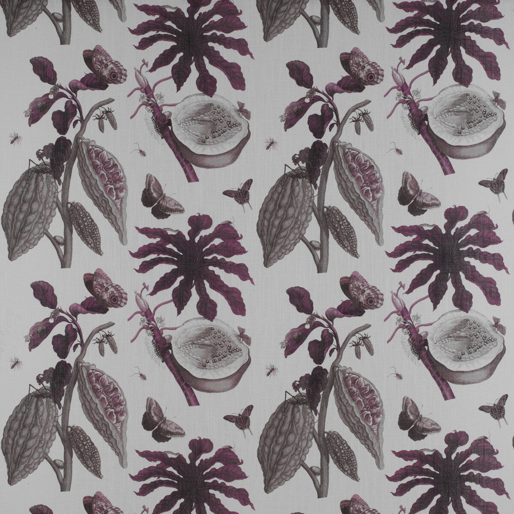 Retiro Berenjena by Gaston Y Daniela Designer Fabric MADRID VISCOSE - 67%;LINEN - 33% Spain Horizontal: 27.6 and Vertical: 23.2 55 - Swanky Fabrics -
