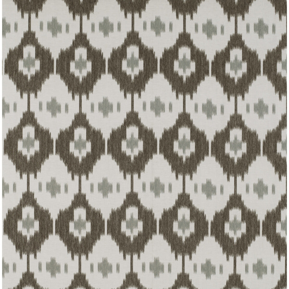 Panarea Chocolate/Gris by Gaston Y Daniela Designer Fabric TIERRAS LINEN - 90%;VISCOSE - 10% Turkey - Horizontal: 9.44 and Vertical: 14.96 118 - Swanky Fabrics -