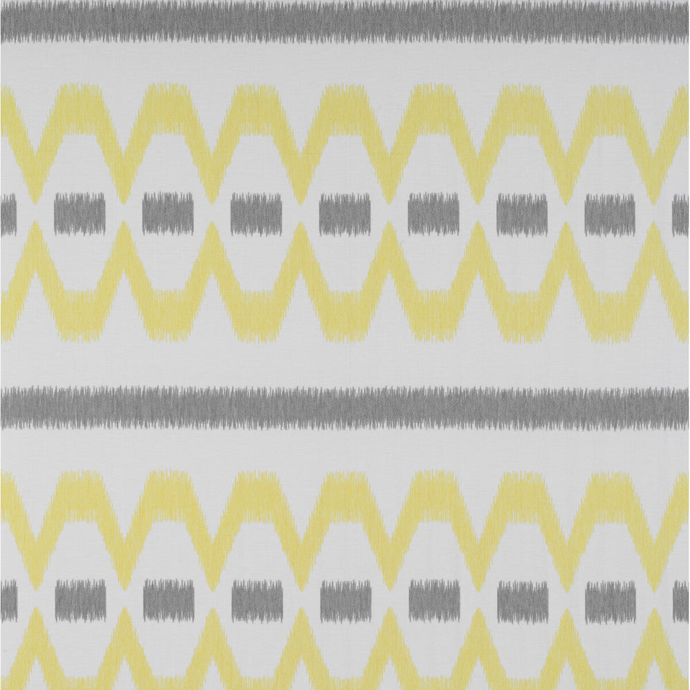Lampedusa Gris/Amarillo by Gaston Y Daniela Designer Fabric TIERRAS LINEN - 90%;VISCOSE - 10% Turkey - Horizontal: 6.88 and Vertical: 29.72 118 - Swanky Fabrics -