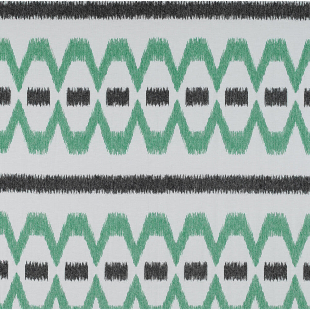 Lampedusa Onyx/Verde Menta by Gaston Y Daniela Designer Fabric TIERRAS LINEN - 90%;VISCOSE - 10% Turkey - Horizontal: 6.88 and Vertical: 29.72 118 - Swanky Fabrics -
