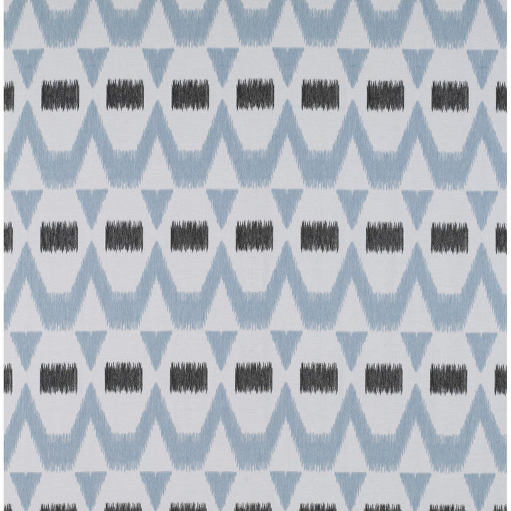 Montecristo Onyx/Azul Claro by Gaston Y Daniela Designer Fabric TIERRAS LINEN - 94%;VISCOSE - 6% Turkey Horizontal: 6.88 and Vertical: 14.96 118 - Swanky Fabrics -
