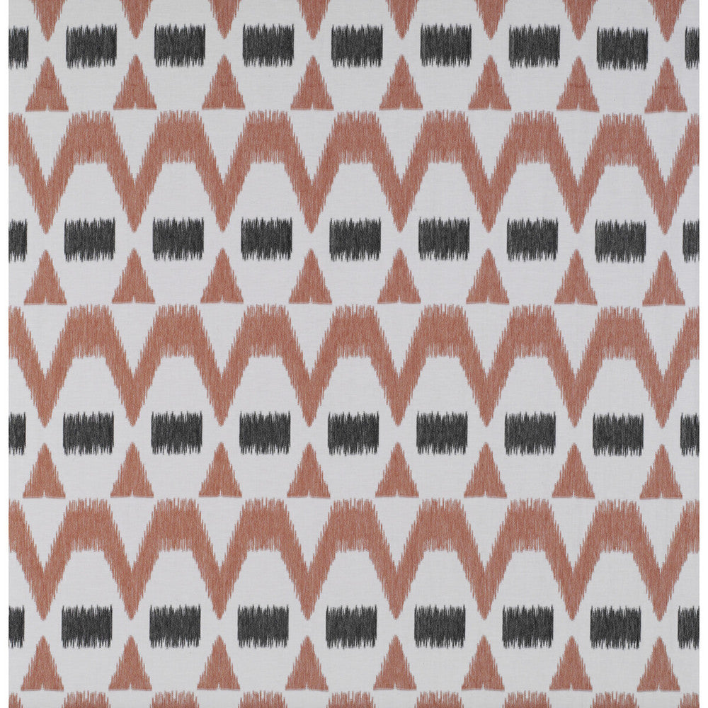 Montecristo Ladrillo/Onyx by Gaston Y Daniela Designer Fabric TIERRAS LINEN - 94%;VISCOSE - 6% Turkey Horizontal: 6.88 and Vertical: 14.96 118 - Swanky Fabrics -