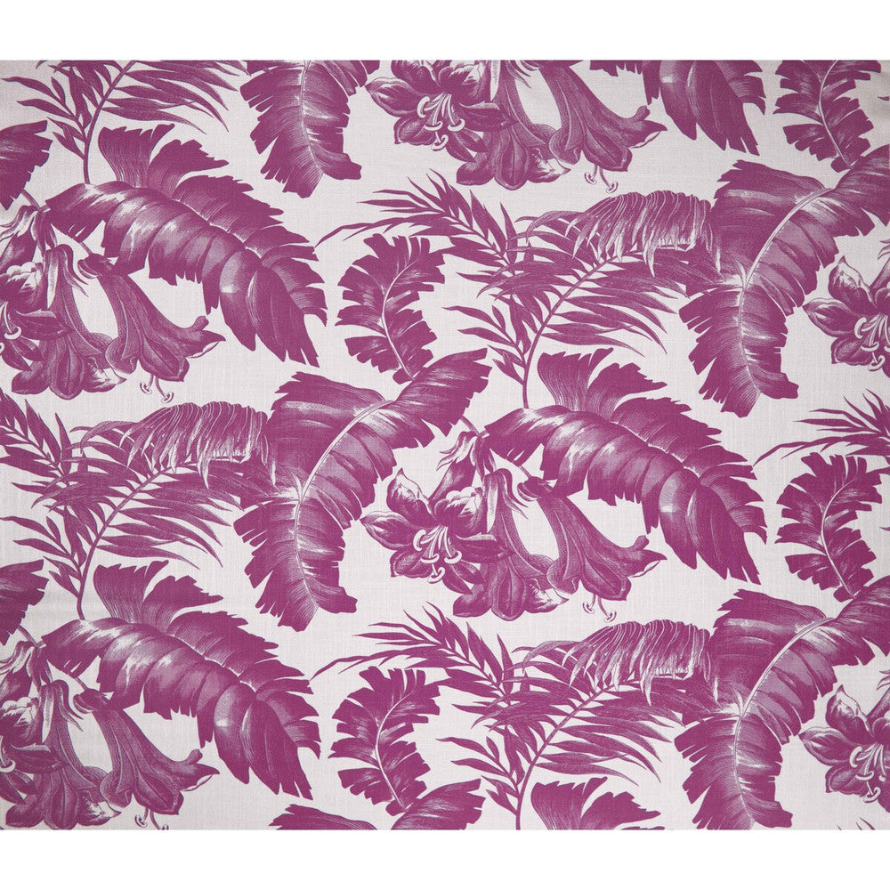 Plantation Frambuesa by Gaston Y Daniela Designer Fabric GASTON AFRICALIA VISCOSE - 60%;LINEN - 30%;COTTON - 10% Spain HEAVY Horizontal: 53.54 and Vertical: 23.62 55 - Swanky Fabrics -