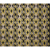 Gaston Y Daniela Fabric Queen Blk/Amarillo